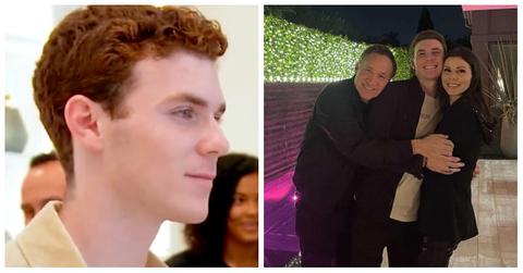 Nick Dubrow on 'Million Dollar Listing Los Angeles' and with his prents