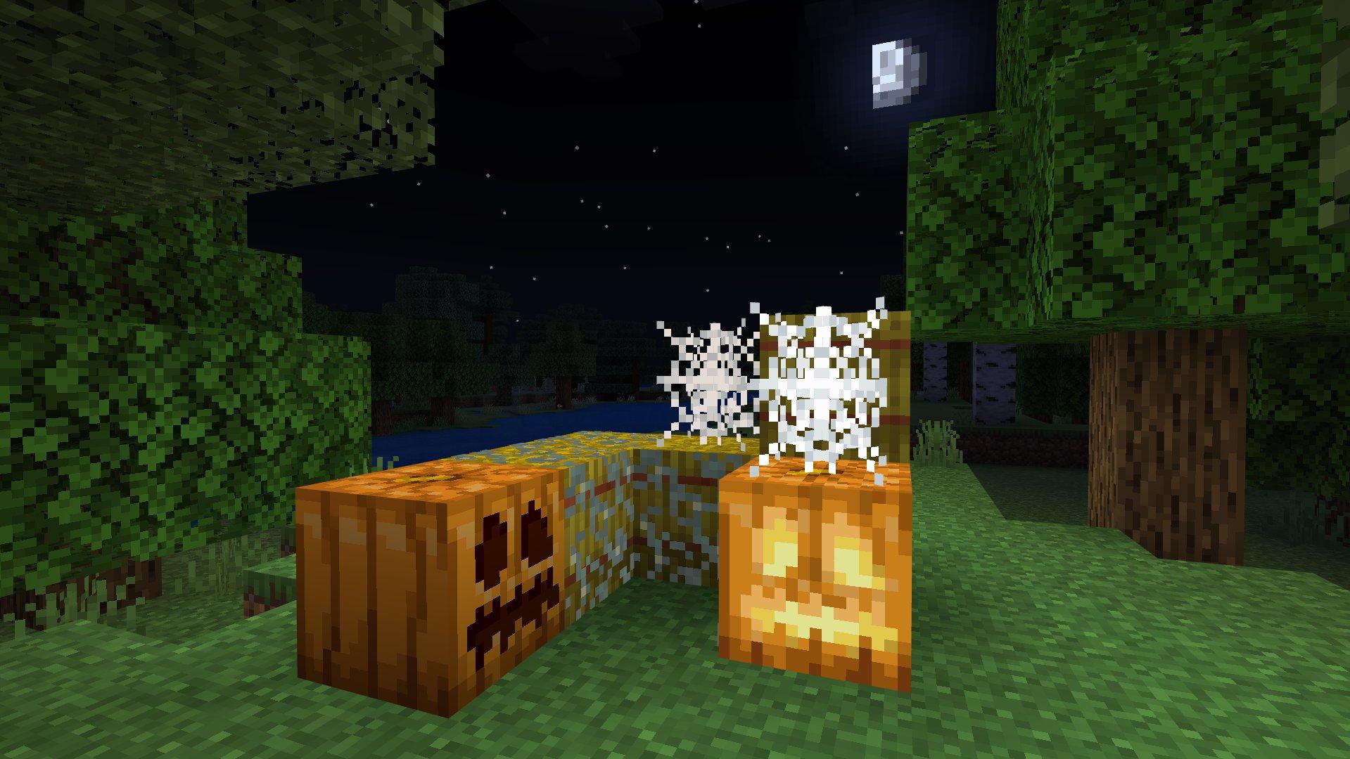 What happens in Minecraft during Halloween?