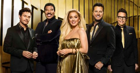 'American Idol's Ryan Seacrest, Lionel Richie, Katy Perry, Luke Bryan, and Bobby Bones