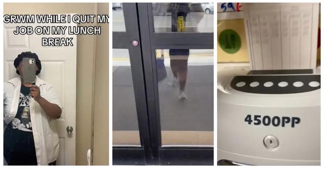 woman goes viral on tiktok for quitting job during lunch break