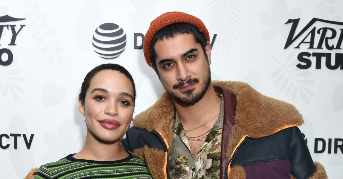 (l-r): Cleopatra Coleman and Avan Jogia on the red carpet in 2019.