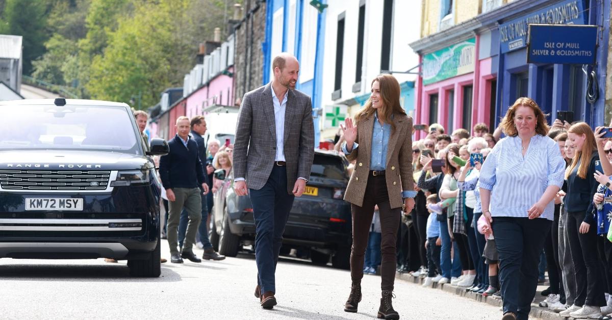 Prince William and Kate Middleton visit Scotland