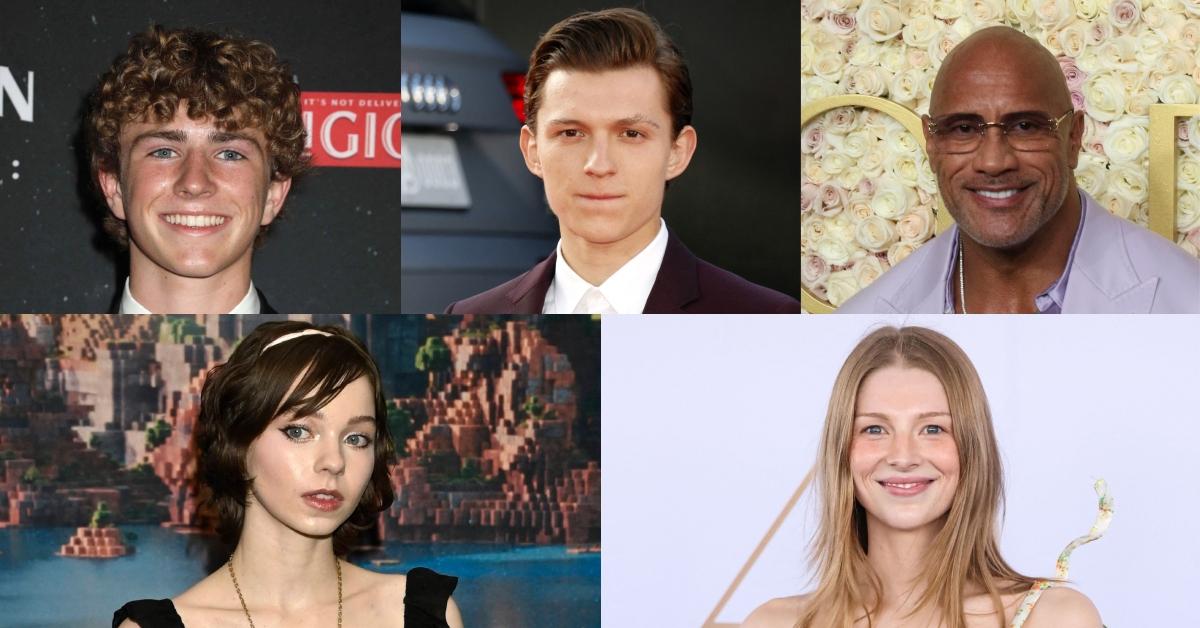 Walker Scobell, Tom Holland, Dwayne "The Rock" Johnson, Emma Myers, Hunter Schafer