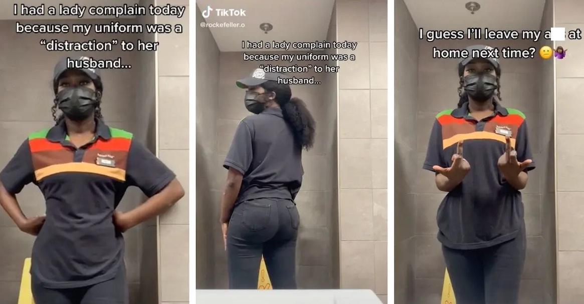 Woman Roasts Customer After They Complained Her Work Uniform Was a "Distraction to Husband"