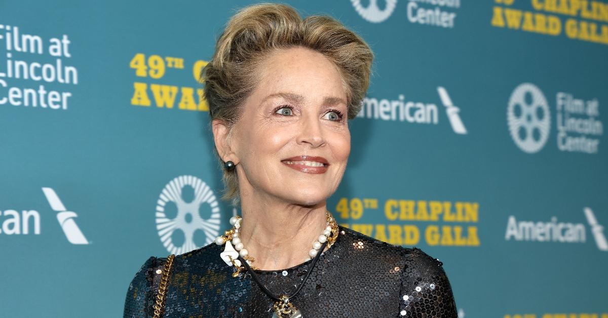 Sharon Stone attends the 49th Chaplin Award Honoring Jeff Bridges at Lincoln Center on April 29, 2024 in New York City. (Photo by Marleen Moise/WireImage)