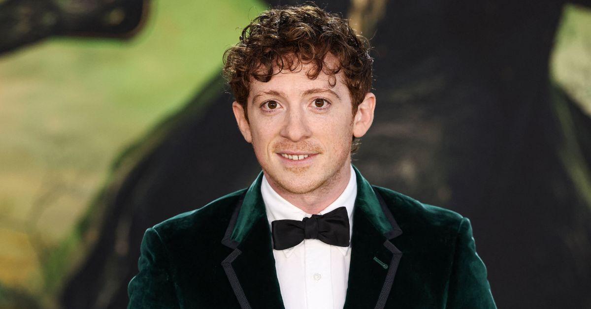 Ethan Slater at the premiere of 'Wicked.' 