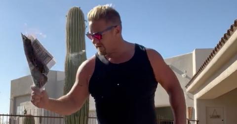 Dad burns concert cickets