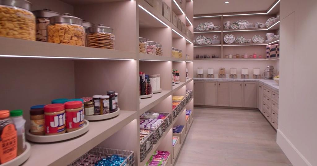 You Need to See Khloe Kardashian's Incredible Pantry