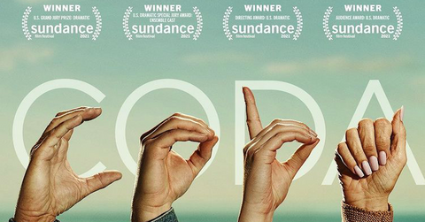 'CODA' spelled in ASL