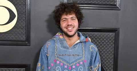 Benny Blanco posing for a press photo.