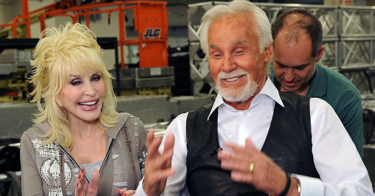 Dolly parton and Kenny Rogers 