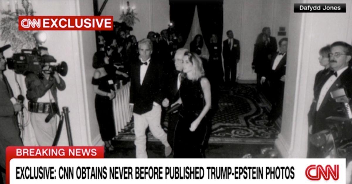 Epstein attending Donald Trump's 1993 wedding.