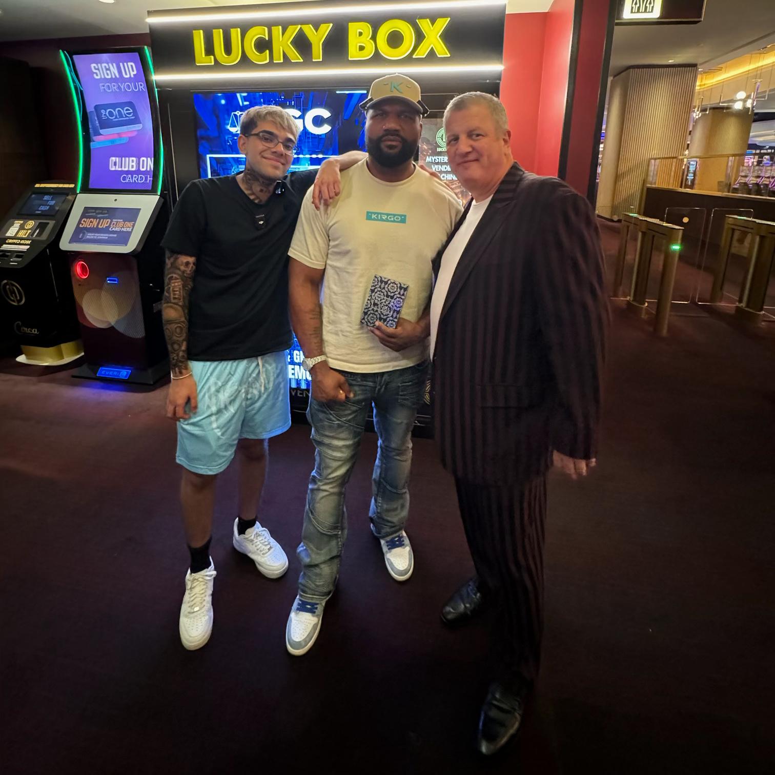 famous streamer neon mma ufc rampage jackson ceo circa owner derek stevens luckybox las vegas