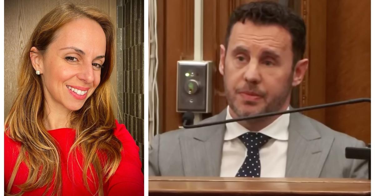 (L-R): Ana Walshe; William Fastow testifies during Brian Walshe's trial 