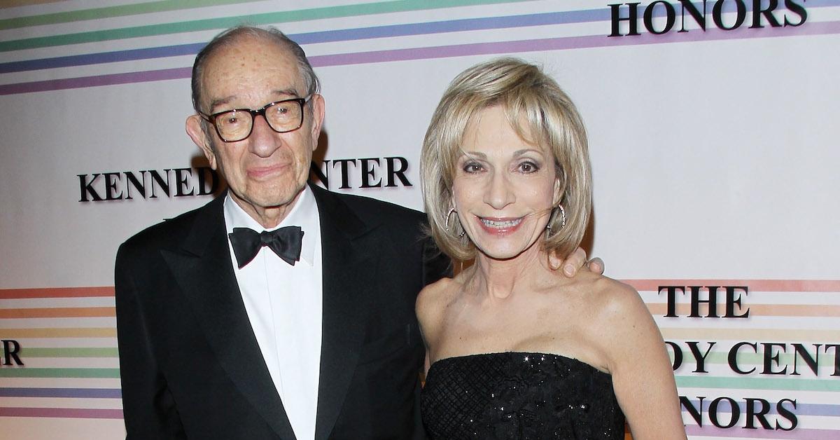 Alan Greenspan and Andrea Mitchell