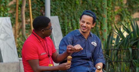 Lil Rel Howery and Eric Andre in 'Bad Trip'