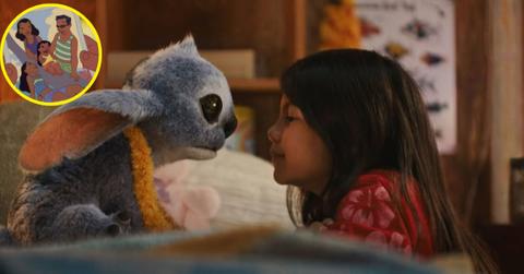 'Lilo and Stitch' animated and live-action scene