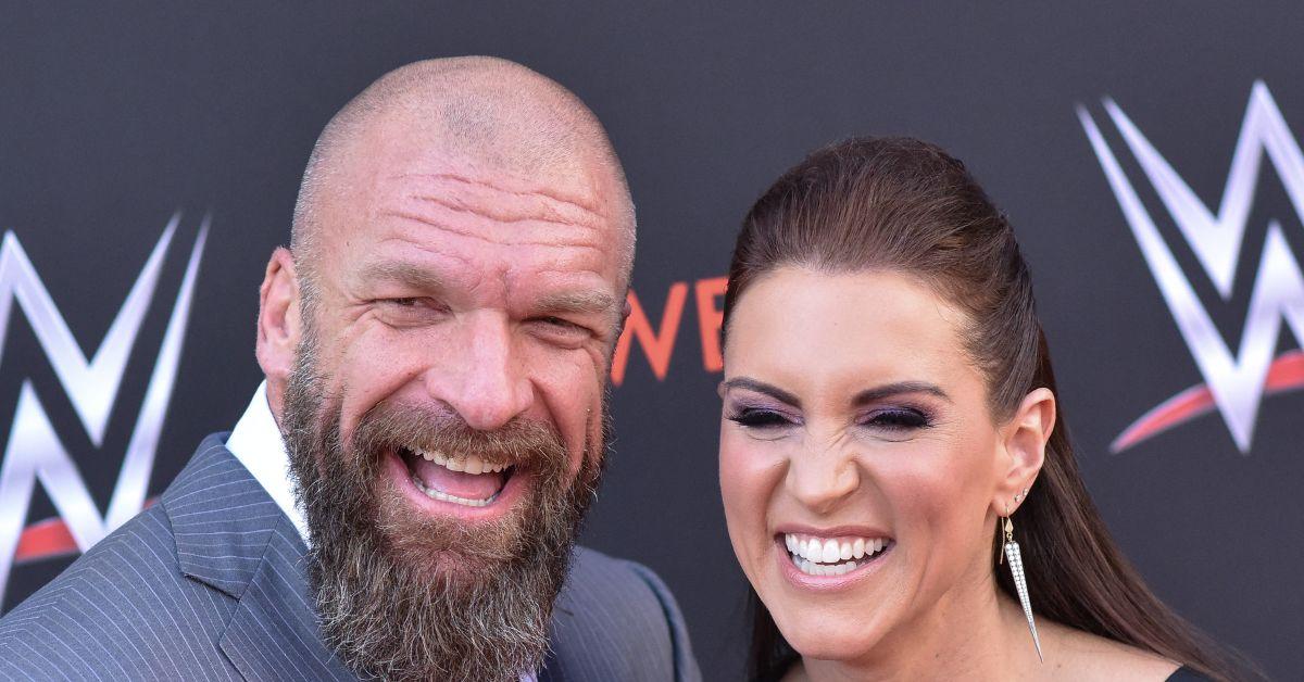 Triple H and Stephanie McMahon at an FYC event for WWE.