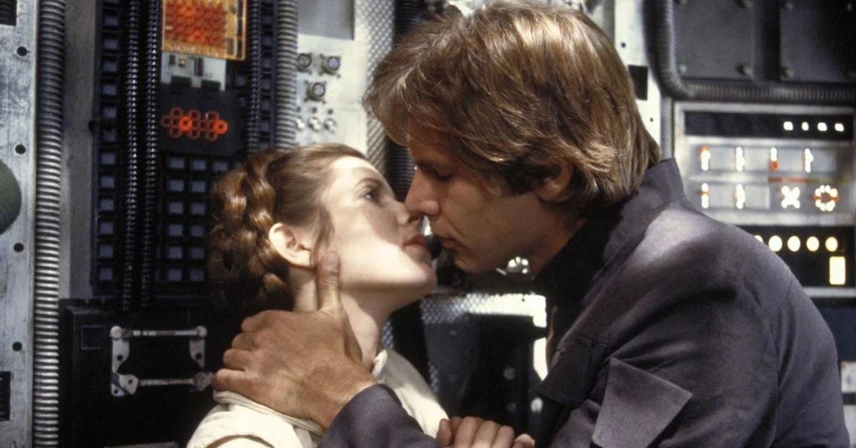 Carrie Fisher and Harrison Ford in 'The Empire Strikes Back'