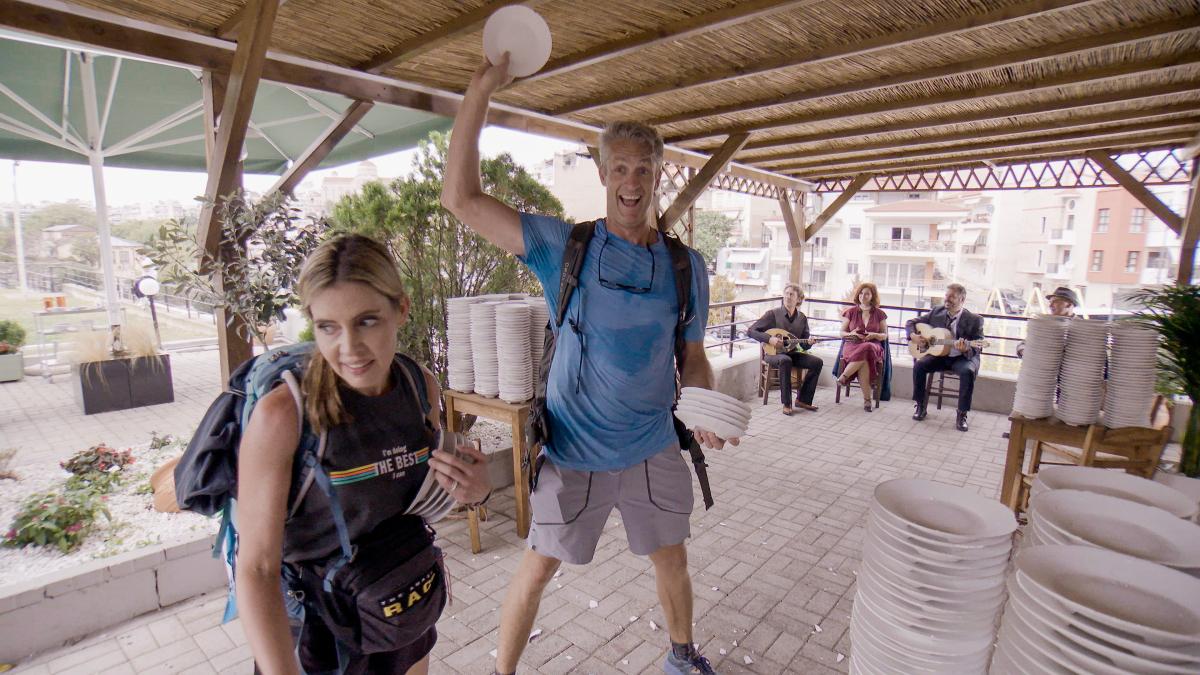 Kim Holderness and Penn Holderness in 'The Amazing Race'