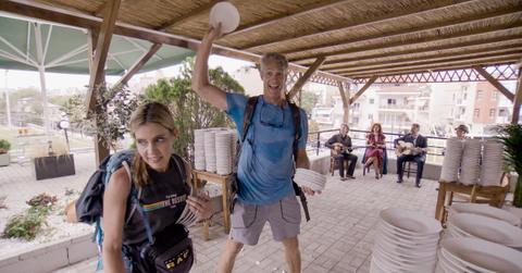 Kim Holderness and Penn Holderness in 'The Amazing Race'