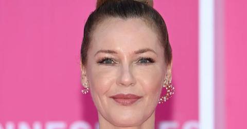 Connie Nielsen attends the pink carpet during the 5th Canneseries Festival on April 3, 2022