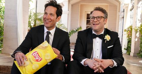 Paul Rudd and Seth Rogen Lay's Ad