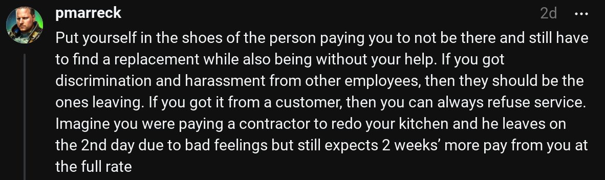 minimum wage reduction two weeks notice