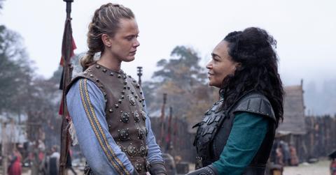 Frida Gustavsson as Freydis, Caroline Henderson as Jarl Haakon