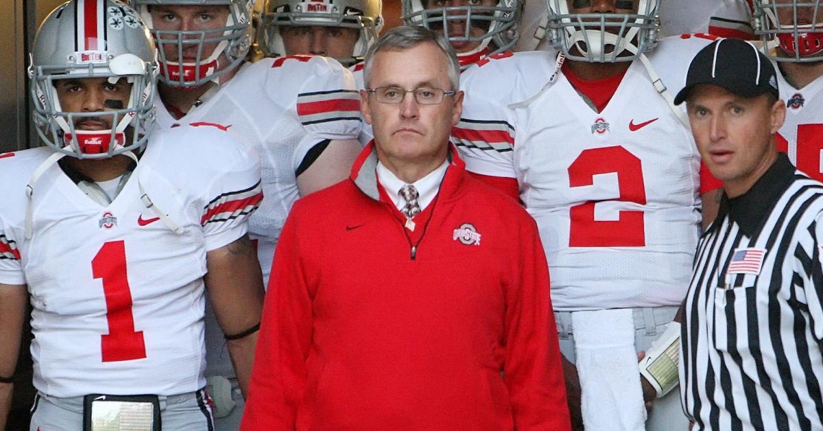 Jim Tressel and the Ohio State Buckeyes.