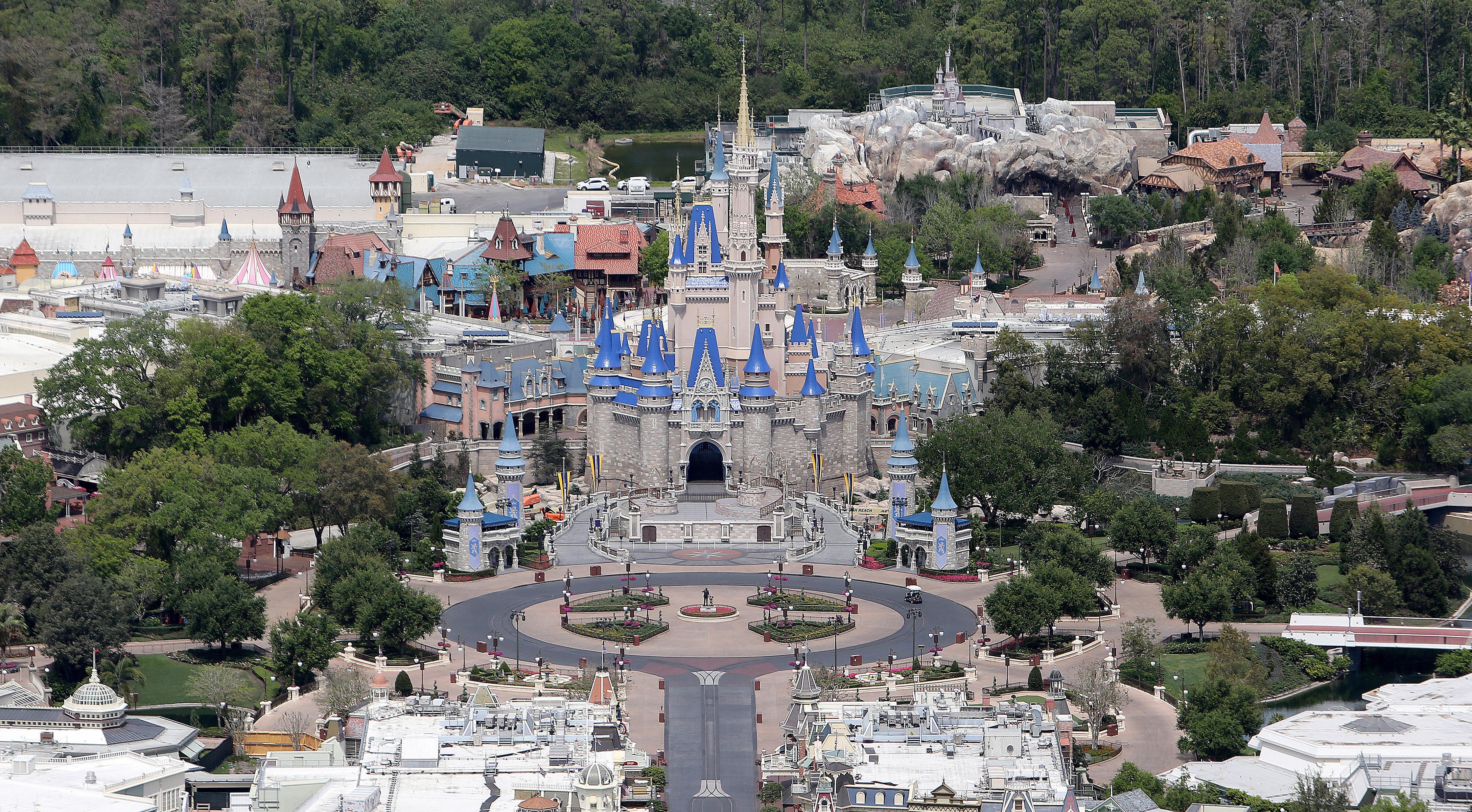 empty disney world