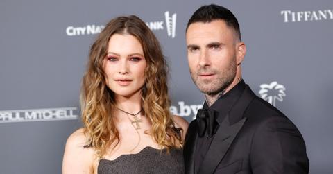 Behati Prinsloo and Adam Levine