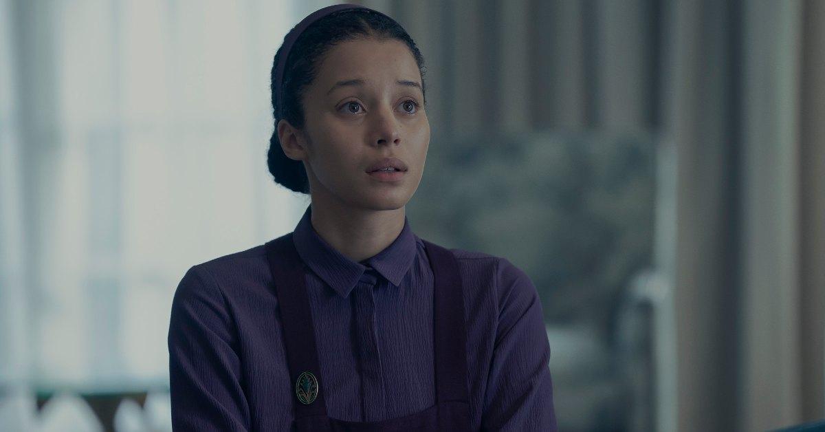 Agnes while speaking with Commander Weston about Becka.
