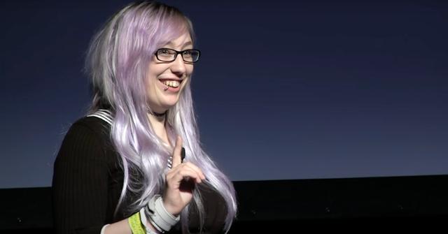 Zoe Quinn speaks at XOXO Festival in 2015