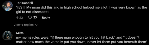 teaching daughter to punch bullies