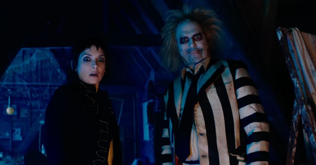 Winona Ryder and Michael Keaton in 'Beetlejuice 2'