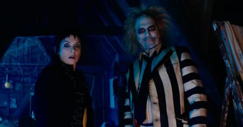 Winona Ryder and Michael Keaton in 'Beetlejuice 2'