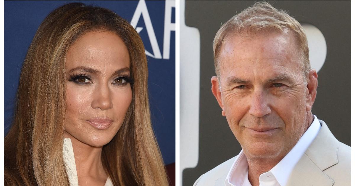 (L-R): Jennifer Lopez; Kevin Costner