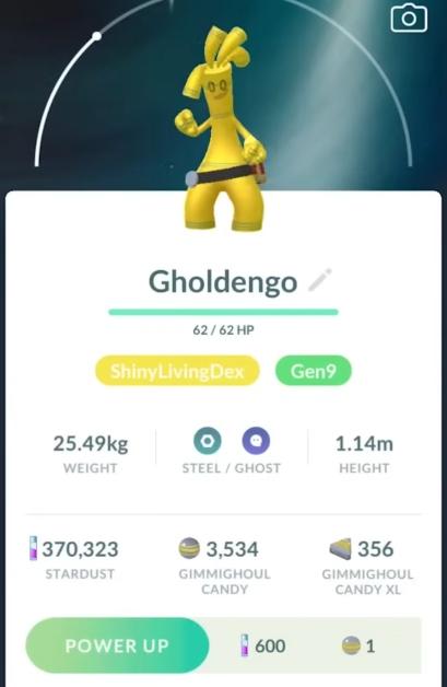 Gholdengo in 'Pokemon Go'
