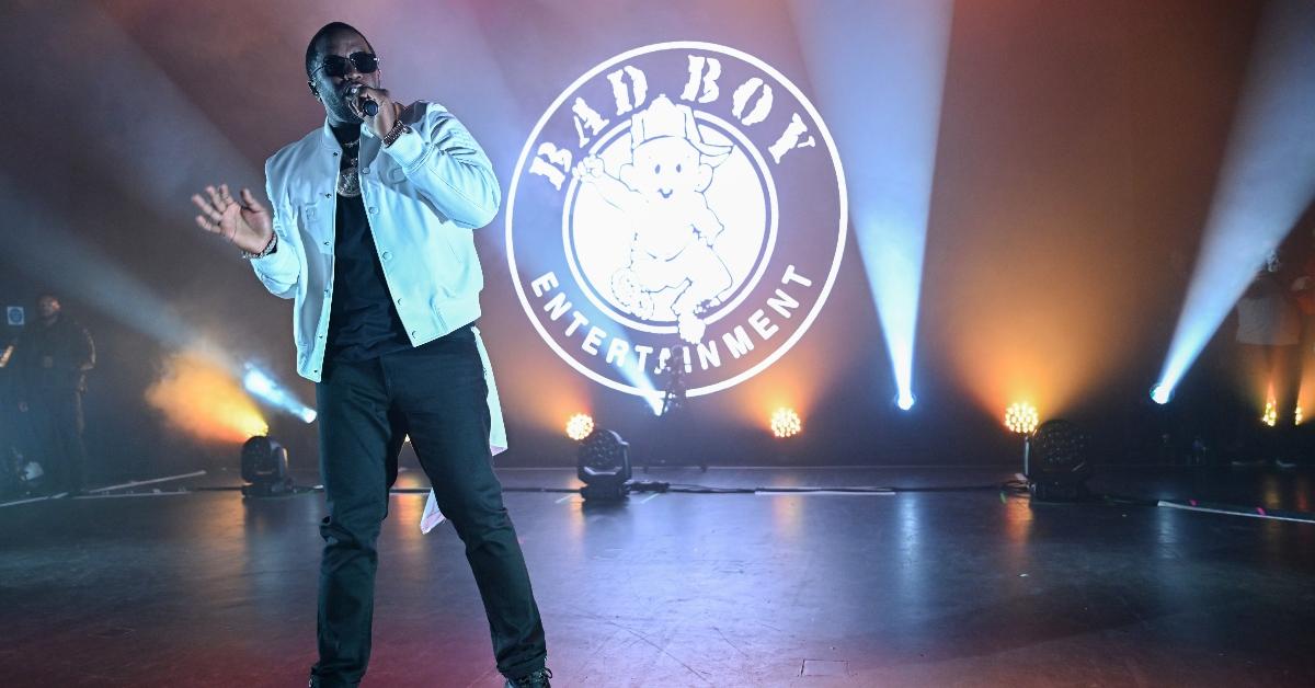 Diddy in white jacket performs at O2 Shepherd's Bush Empire in a special one night only event at O2 Shepherd's Bush Empire on November 07, 2023 in London, England. (Photo by Samir Hussein/Getty Images for Sean Diddy Combs)