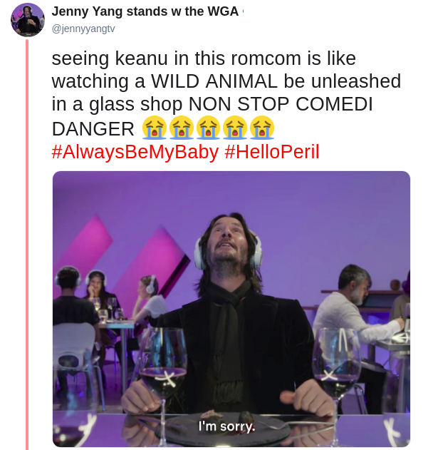 keanu tweet