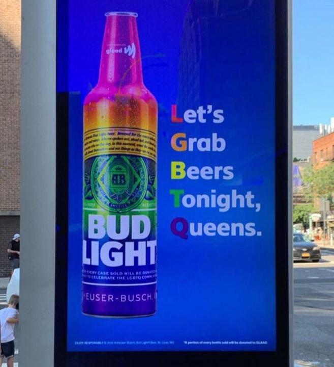 A Bud Light ad