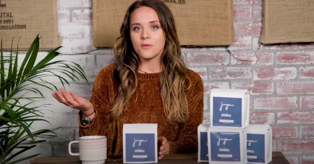 Jinger Duggar posing with coffee