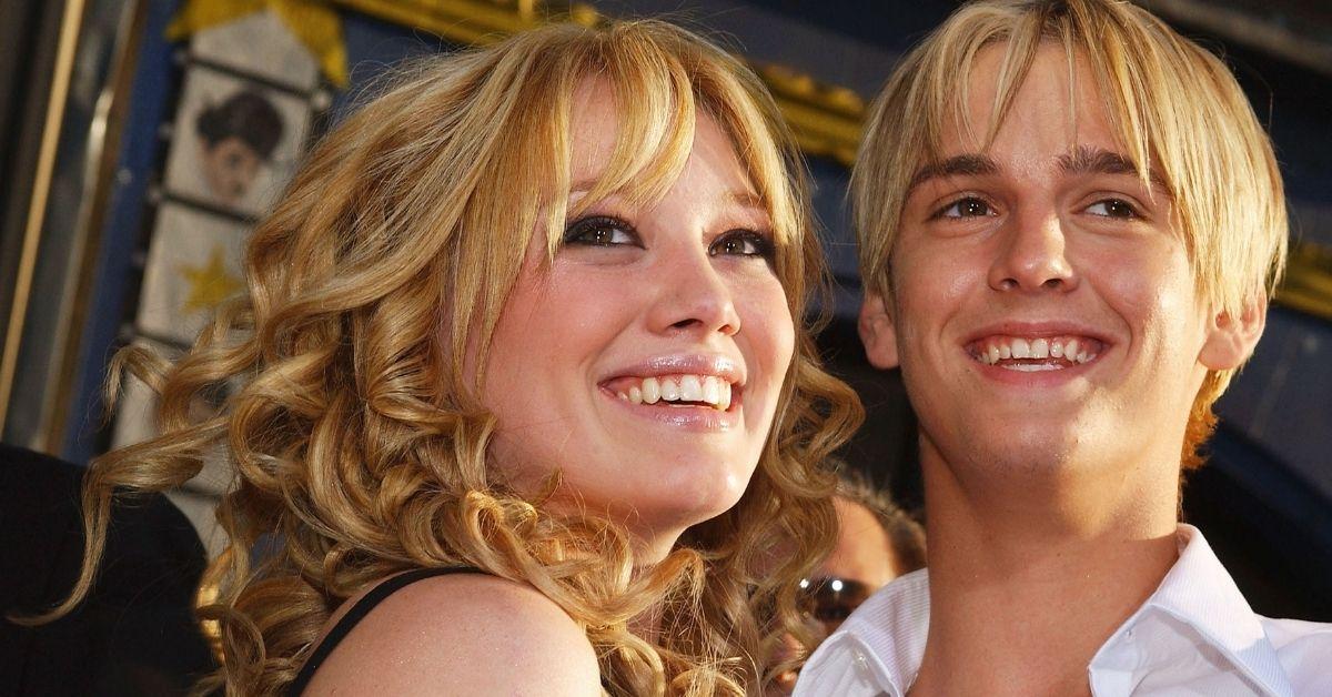 Hilary Duff and Aaron Carter