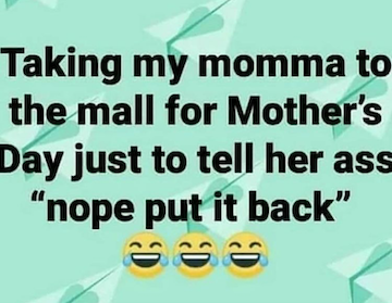 Mother's Day mall meme