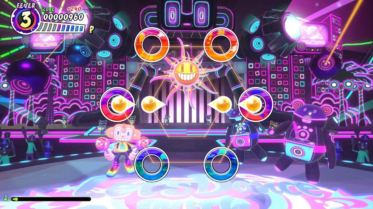 Basic Rhythm Game in 'Samba de Amigo: Party Central'