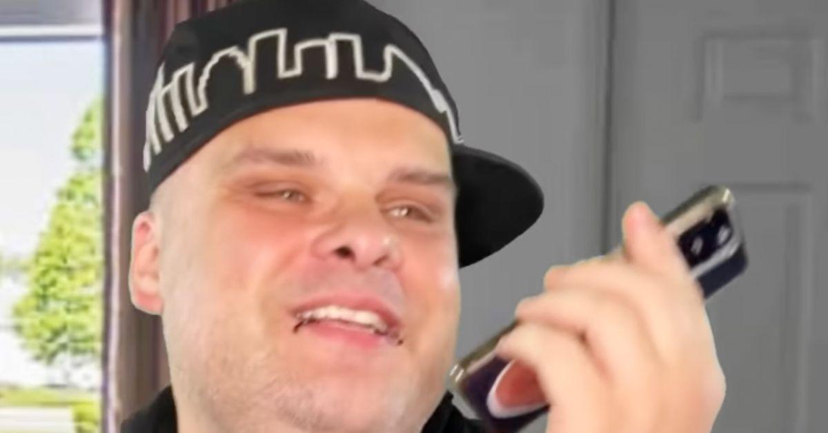 Steve Bridges with a backwards cap and lip piercings. 