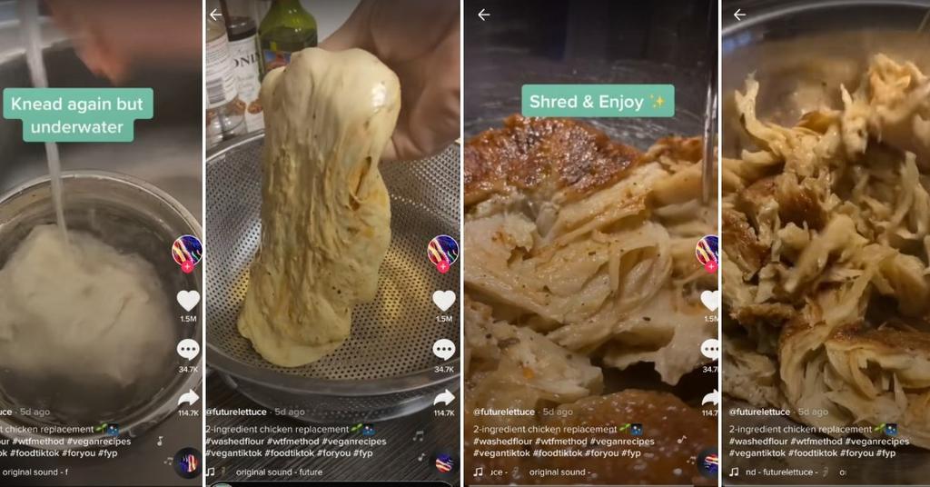 A Flour and Water Vegan Chicken Recipe Is Taking Over TikTok