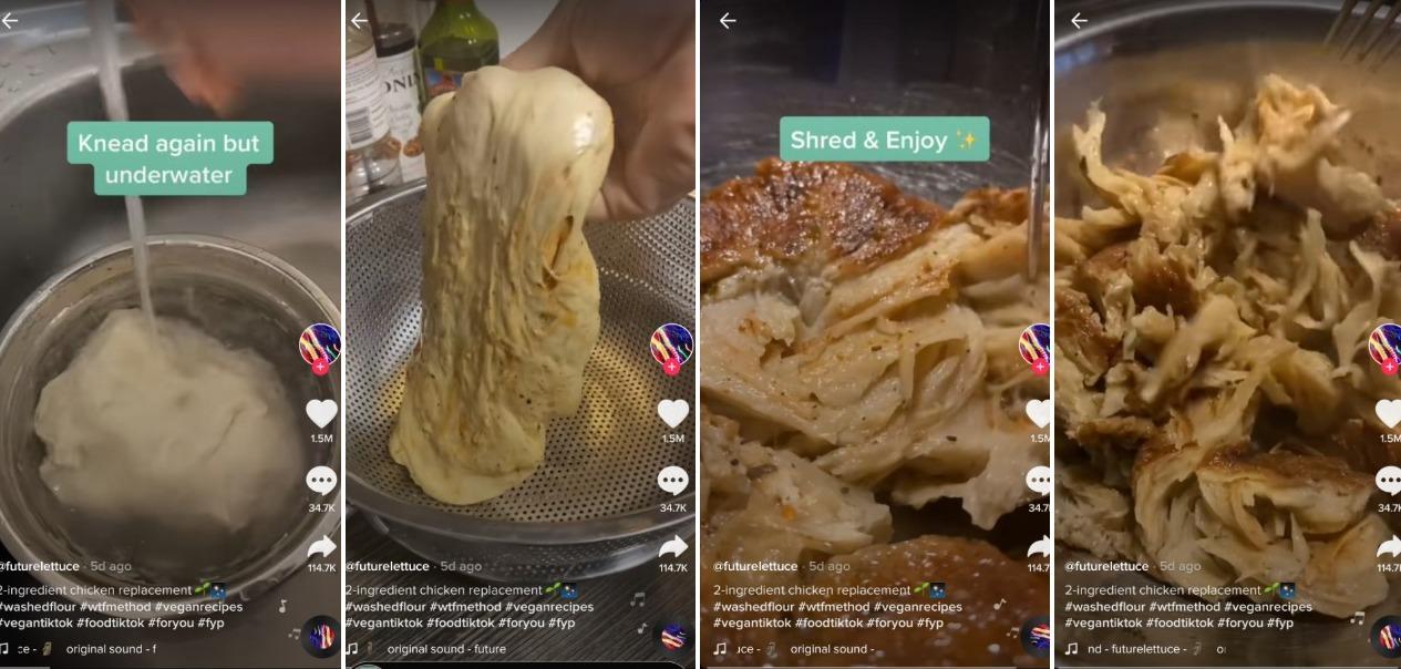 A Flour and Water Vegan Chicken Recipe Is Taking Over TikTok