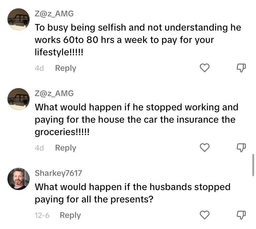 tiktok comments what if women stopped doing domestic labor